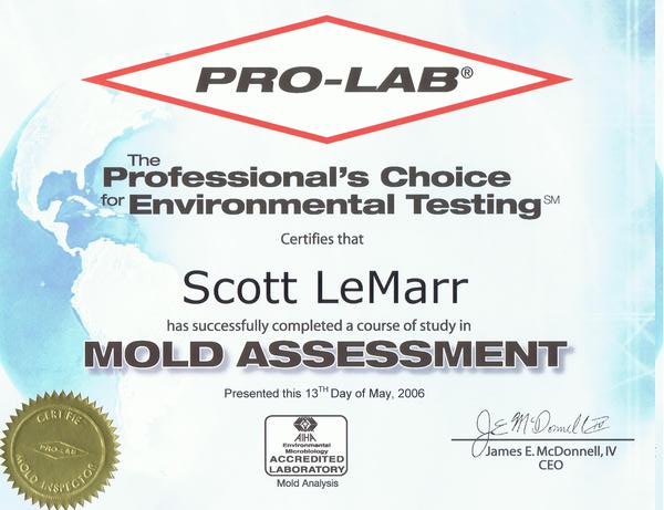 Pro-Lab Mold Assessment